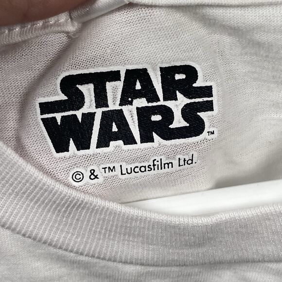 STAR WARS Shirt Size Youth Medium Baby Yoda Grogu Sketch Mandalorian NEW - Picture 2 of 4